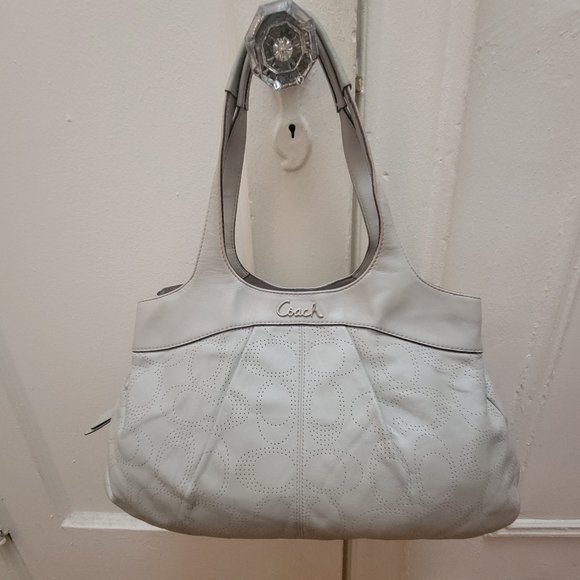 Coach Handbags - Coach Perforated Leather Lexy ShoulderBag#F19258. Vintage‎ Everyday Luxury Hobo